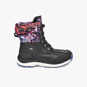 Ugg Adirondack III Graffiti Women All-Weather Boots Black (3807IHNFE)